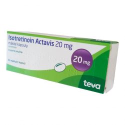 Изотретиноин Actavis (аналог Акненормин, Aknenormin) капс. 20мг 30шт в Южно-Сахалинске и области фото