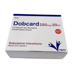Добутамин Добкард Dobcard (dobutamine) р-р д/ин амп 250мг/20мл в Южно-Сахалинске и области фото