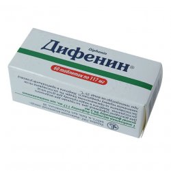 Дифенин (Фенитоин) таблетки 117мг №60 в Южно-Сахалинске и области фото
