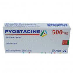 Пиостацин (Пристинамицин) таблетки 500мг №16 в Южно-Сахалинске и области фото